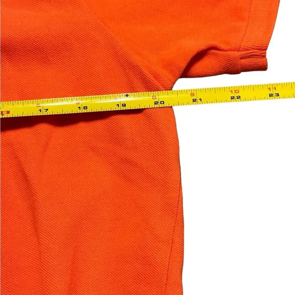 U.S. POLO ASSN Orange Men's Polo size Medium NWT